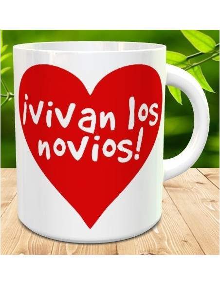 Taza vivan los novios