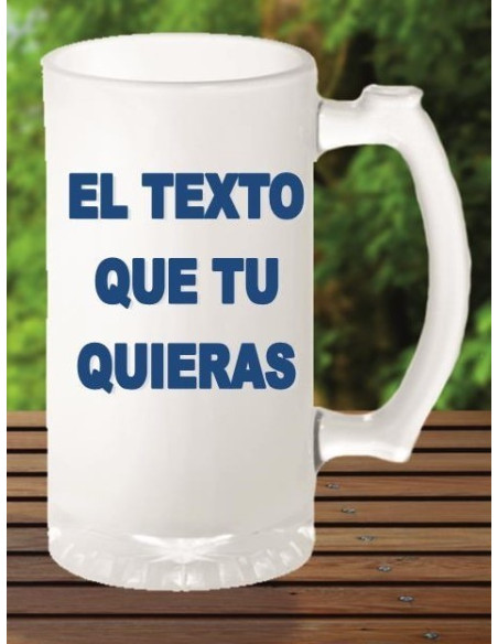 Jarra texto a elegir