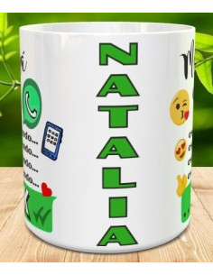 Taza Mamá en Whatsapp - escribiendo 2