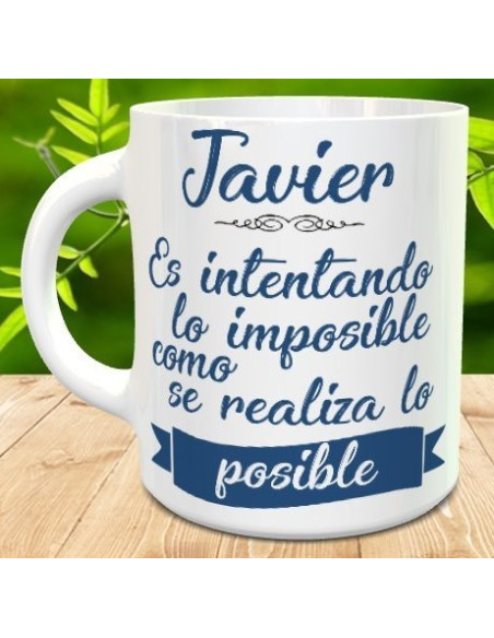 Taza es intentando lo imposible como se realiza con posible