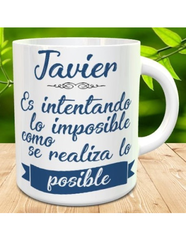 Taza es intentando lo imposible como se realiza con posible