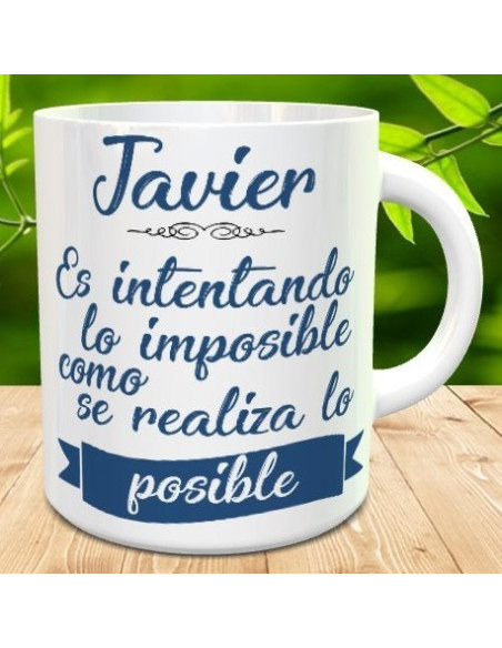 Taza es intentando lo imposible como se realiza con posible