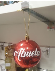 Bola navidad personalizada con el nombre