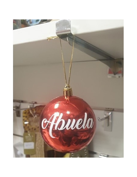Bola navidad personalizada con el nombre