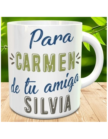 Taza si la risa suena la amiga es buena