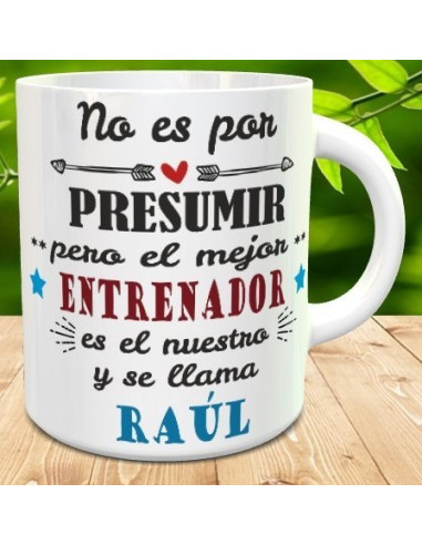 Taza regalo entrenador