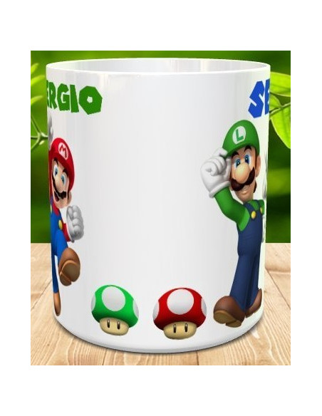Taza Mario Bros y Luigi