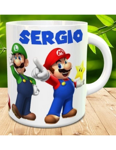 Taza Mario Bros y Luigi