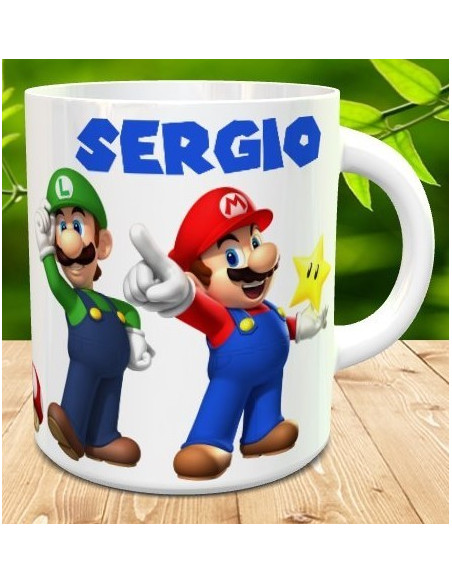 Taza Mario Bros y Luigi