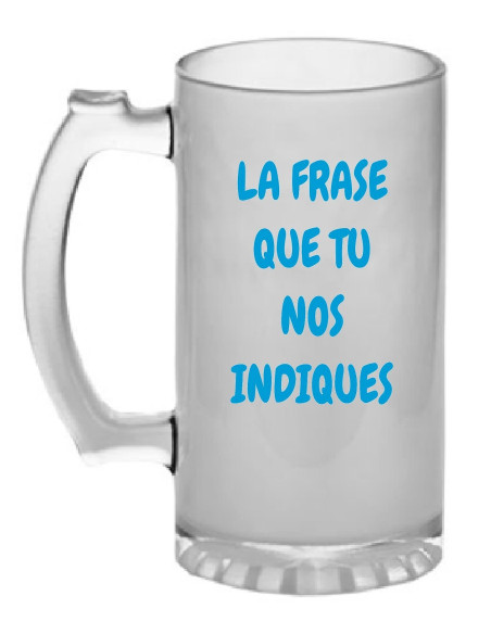 Jarra cerveza con nombre