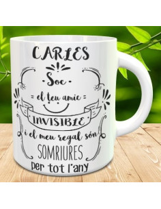 Taza amigo invisible en Catalán 2