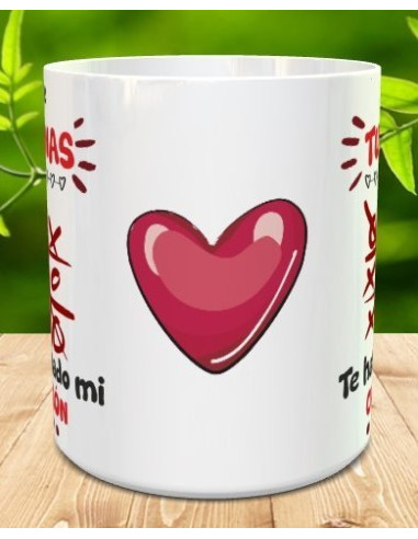 Taza te has ganado mi corazón