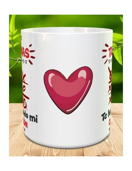 Taza te has ganado mi corazón