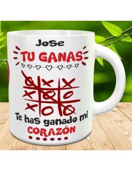 Taza te has ganado mi corazón