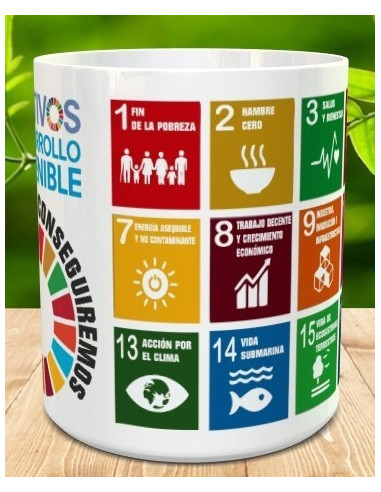 Taza objetivos de desarrollo sostenible