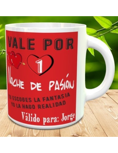 Taza vale por noche de pasión