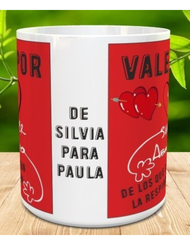 Taza vale por super abrazo