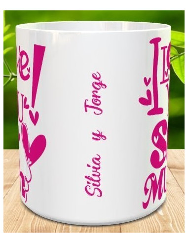 Taza I love you so much