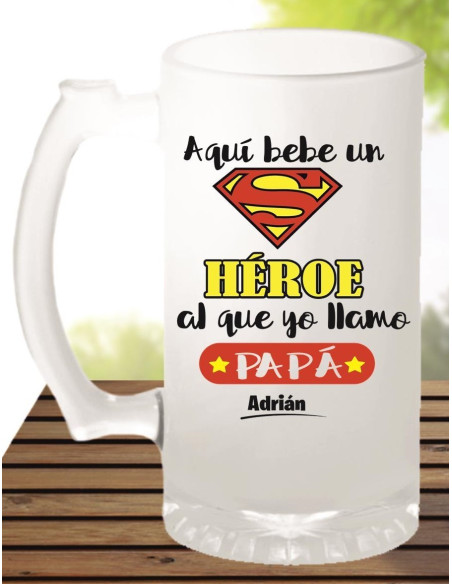 Jarra PAPÁ personalizada