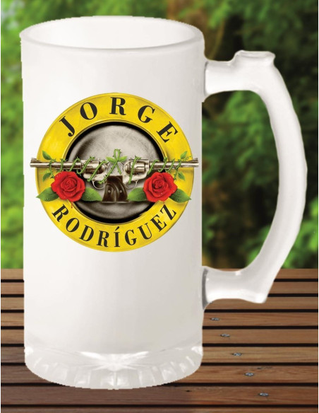 Jarra GUNS N ROSES personalizada