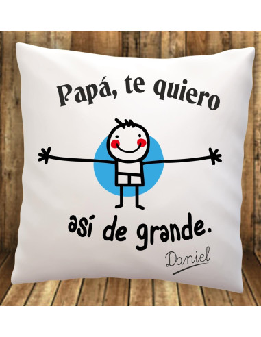 Cojín TE QUIERO PAPÁ