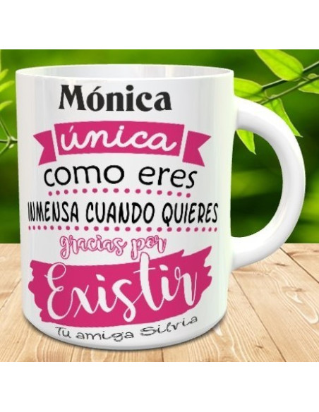 Taza unica como eres