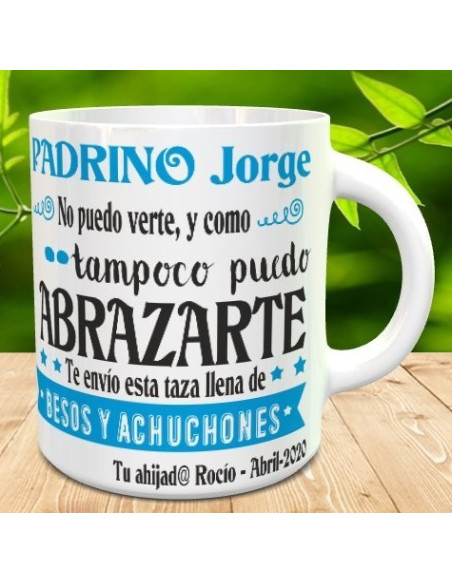 Taza padrino no puedo verte