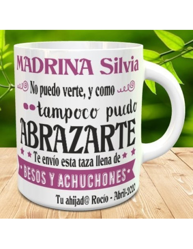 Taza madrina no puedo verte