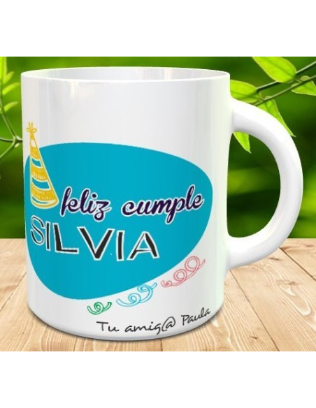 Taza feliz cumple 