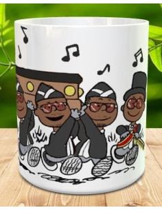 Taza Africanos ataud 2