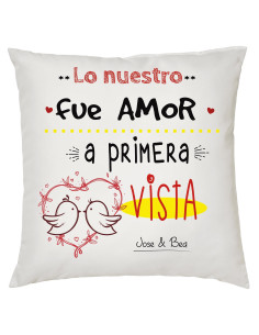 Cojín Amor a primera vista