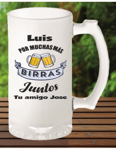 Jarra POR MUCHAS MAS BIRRAS JUNTOS
