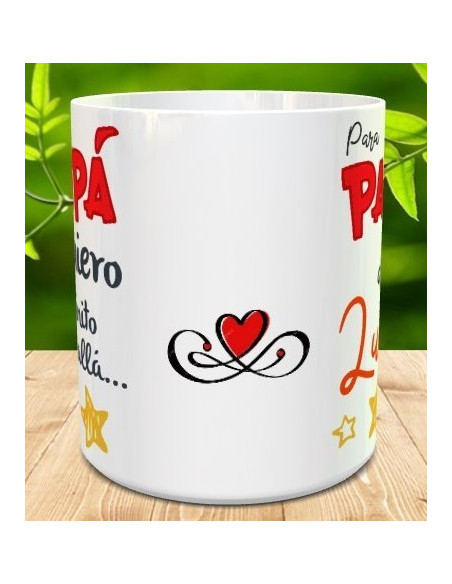 Taza Papá te quiero infinito