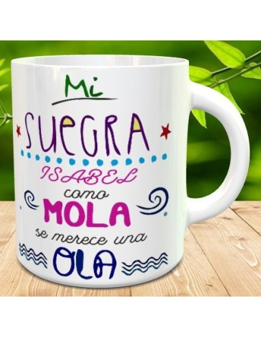Taza mi suegra como mola