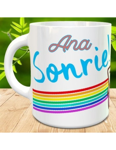 Taza unicornio sonrie
