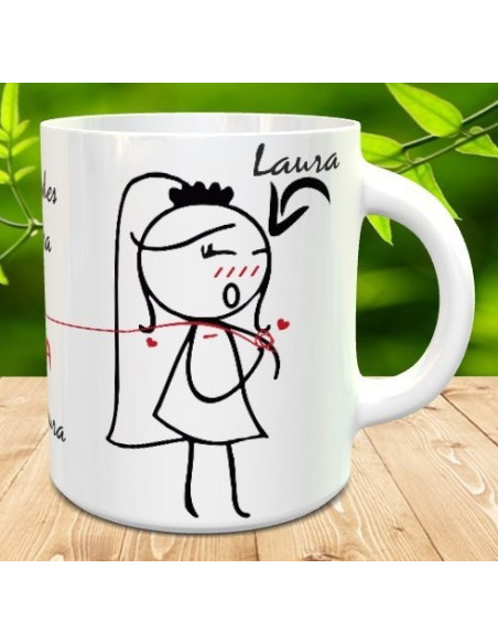 Taza felicidades por vuestra boda