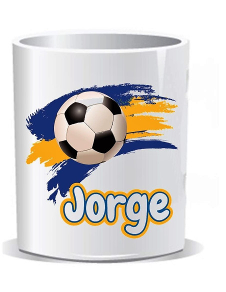 Taza FC Barcelona con nombre