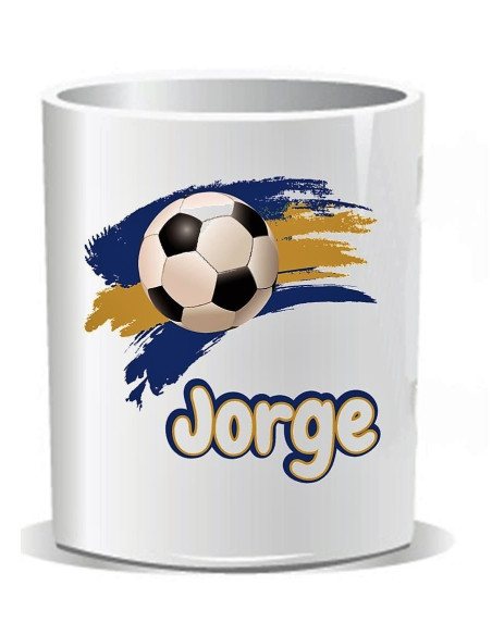Taza Real Oviedo con nombre