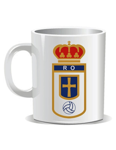 Taza Real Oviedo con nombre