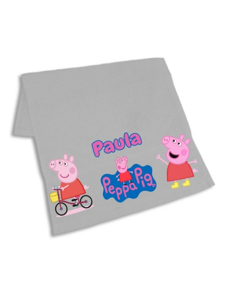 Toalla 30x50 personalizada PEPPA PIG