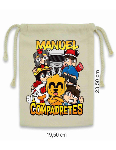 Bolsa merienda/almuerzo personalizada