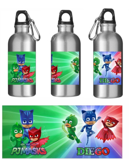 Cantimplora de aluminio con tapón de rosca