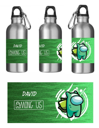 Cantimplora personalizada de aluminio AMONG US