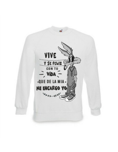 Sudadera VIVE Y SE FELIZ