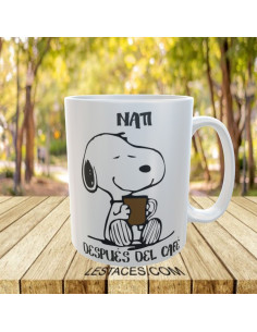 Taza SNOOPY antes del café 2