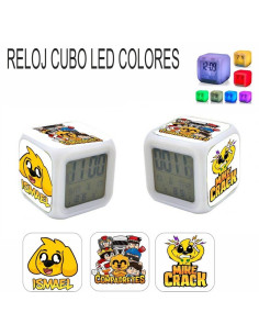 Reloj despertador MIKECRACK con luz de colores 2