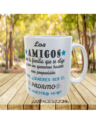 Taza quieres ser mi padrino