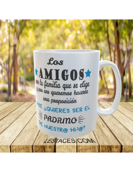 Taza quieres ser mi padrino