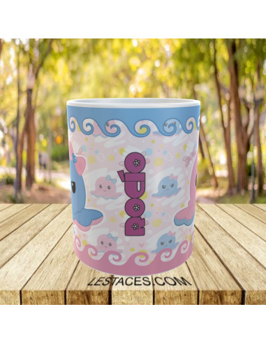 Taza Pulpo Reversible
