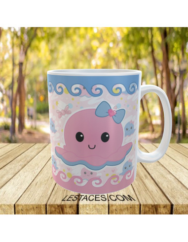 Taza Pulpo Reversible